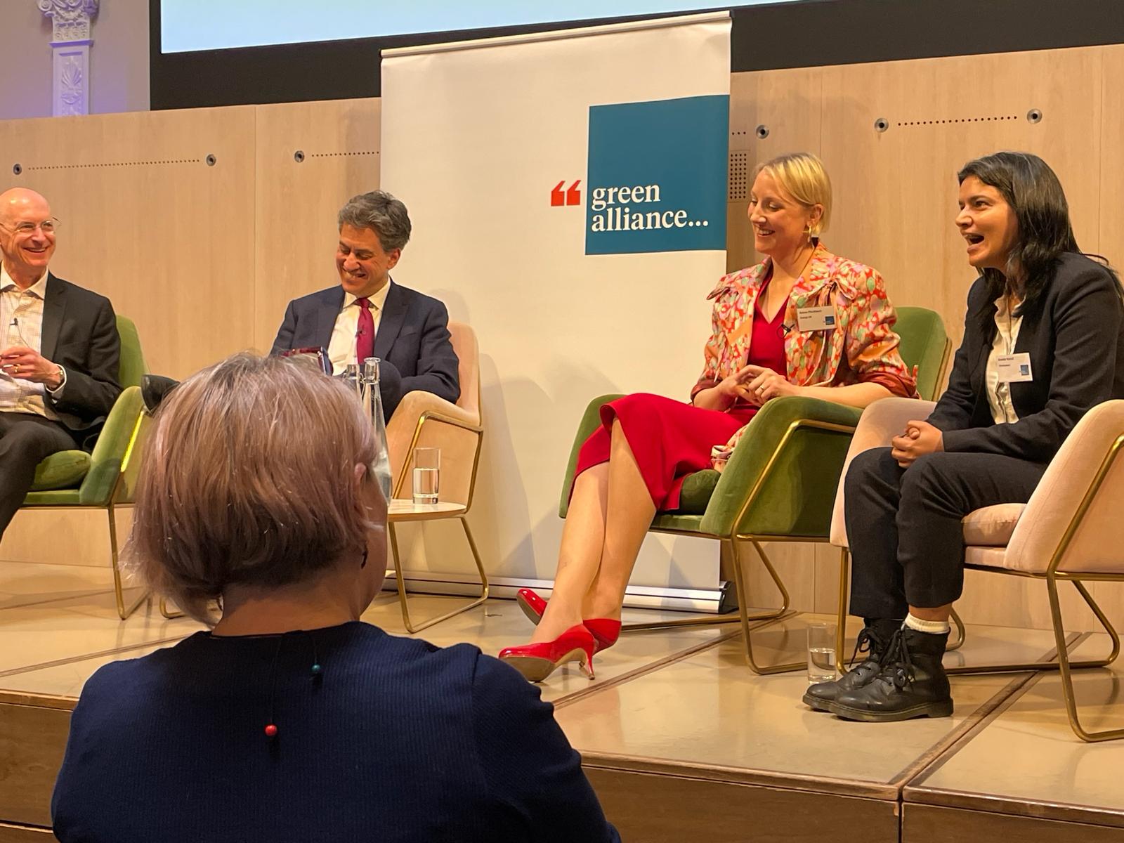 Green Alliance’s panel discussing the Net Zero Policy Tracker report.